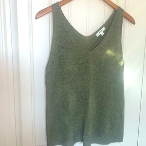 Green Sweater Tank!